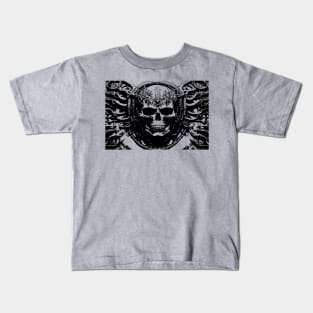 Skull Giger Style Kids T-Shirt
